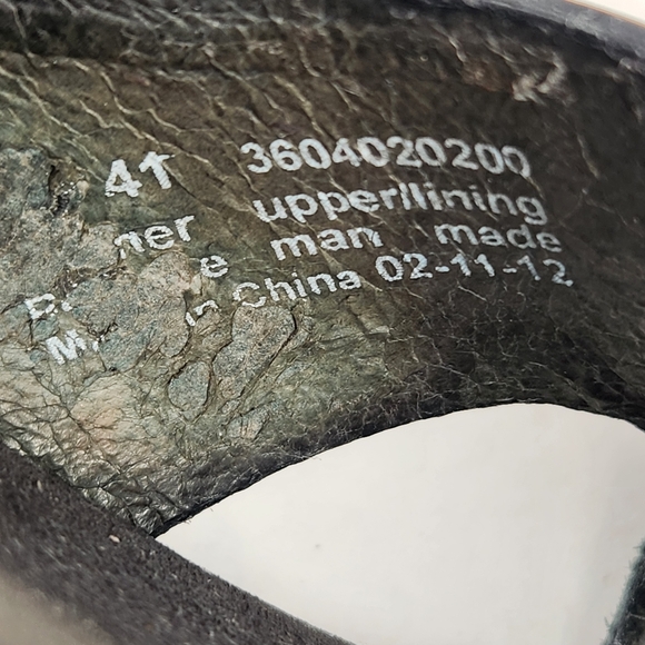 DANSKO Women's Tasha Sandal Size 10.5 EU 41 Black Leather Open Toe Shoe - Picture 5 of 9